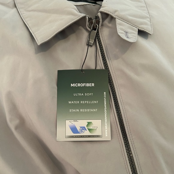 Weatherproof Fog Waterproof Warm Bomber Winter Jacket grayish size 4XL - Picture 6 of 12